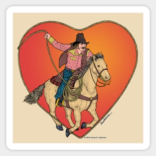 Luv Cowboy Sticker